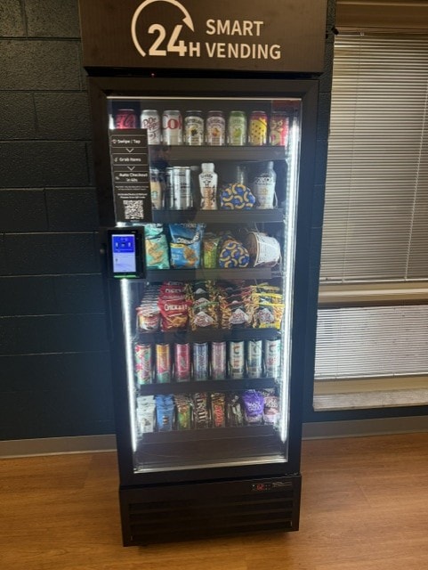 HAHA smart vending machine with touchscreen interface
